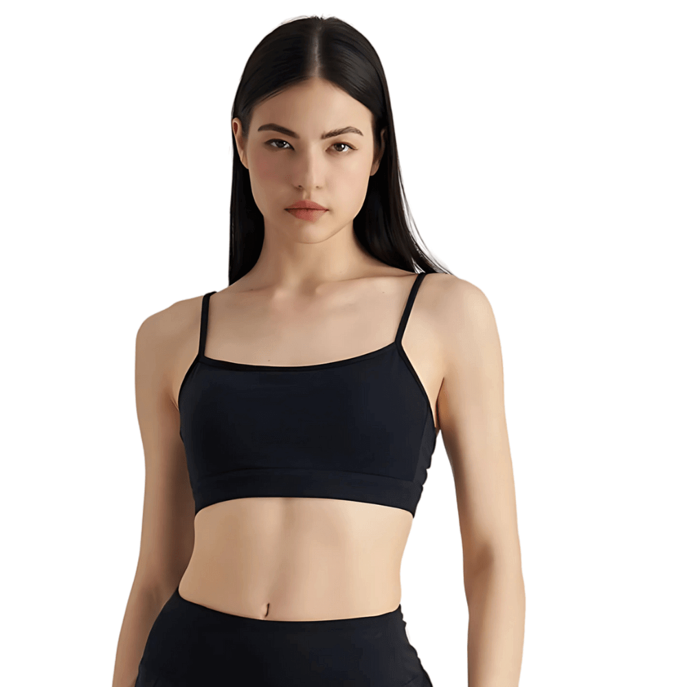 Minimalist Sports Bralette | Thin Strap & Light Support