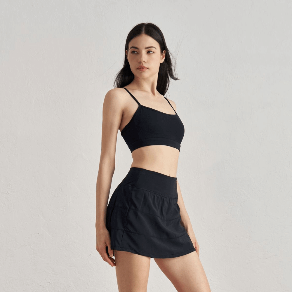 Minimalist Sports Bralette | Thin Strap & Light Support