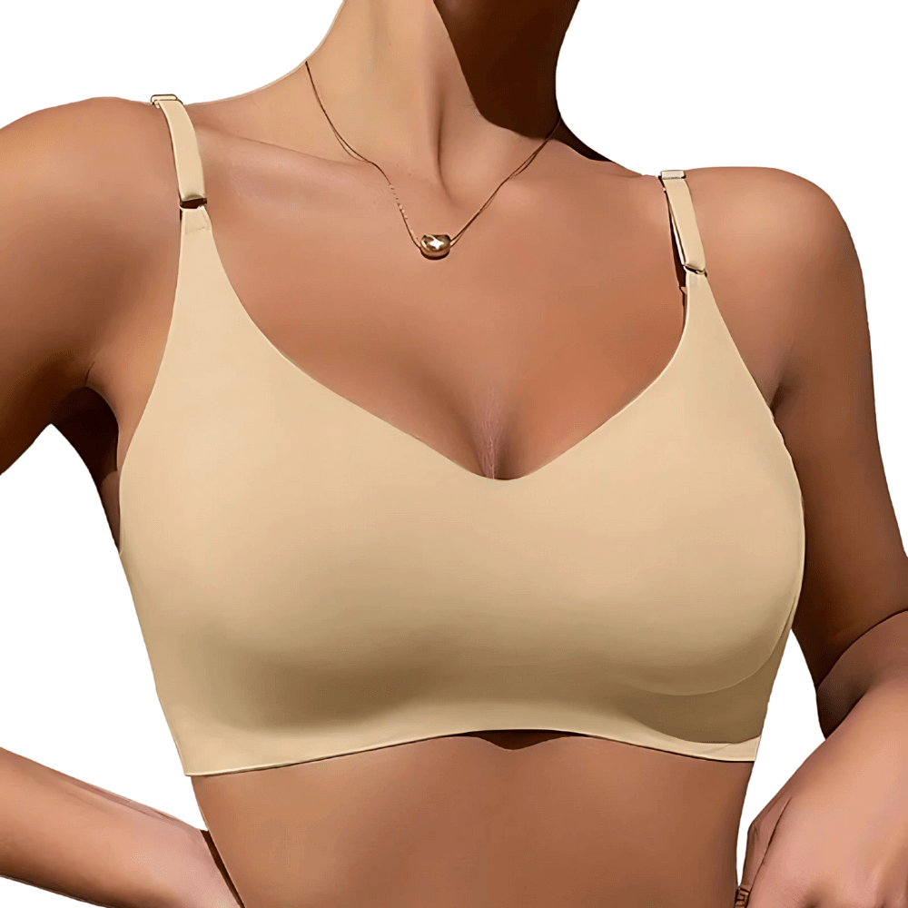 Soutien-gorge sans coutures à encolure arrondie | Sans armatures et léger