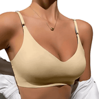 Soutien-gorge sans coutures à encolure arrondie | Sans armatures et léger