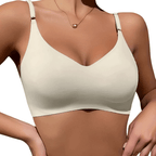 Soutien-gorge sans coutures à encolure arrondie | Sans armatures et léger