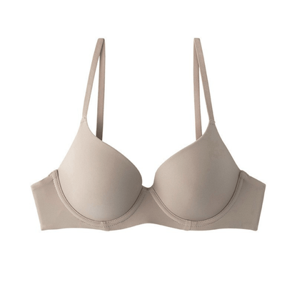 Seamless Comfort Underwire Push-Up Demi Bra