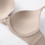 Soutien-gorge demi-bonnet push-up sans coutures et à armatures, confort optimal