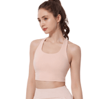 Soutien-gorge de sport dos croisé sans coutures | Confortable et léger
