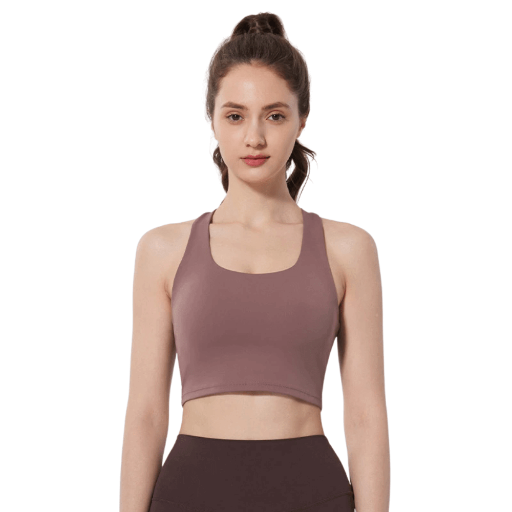 Seamless Criss-Cross Back Sports Bra | Comfortable & Lightweight Support