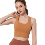 Soutien-gorge de sport dos croisé sans coutures | Confortable et léger