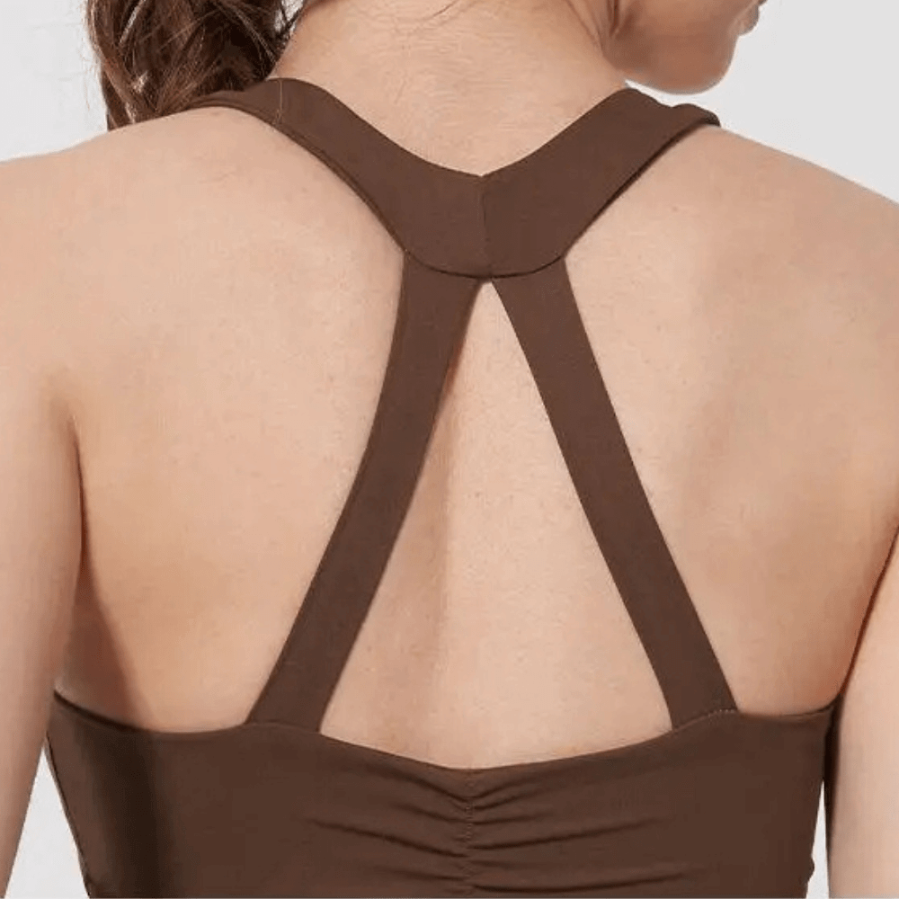 Soutien-gorge de sport dos croisé sans coutures | Confortable et léger