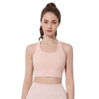 Soutien-gorge de sport dos croisé sans coutures | Confortable et léger