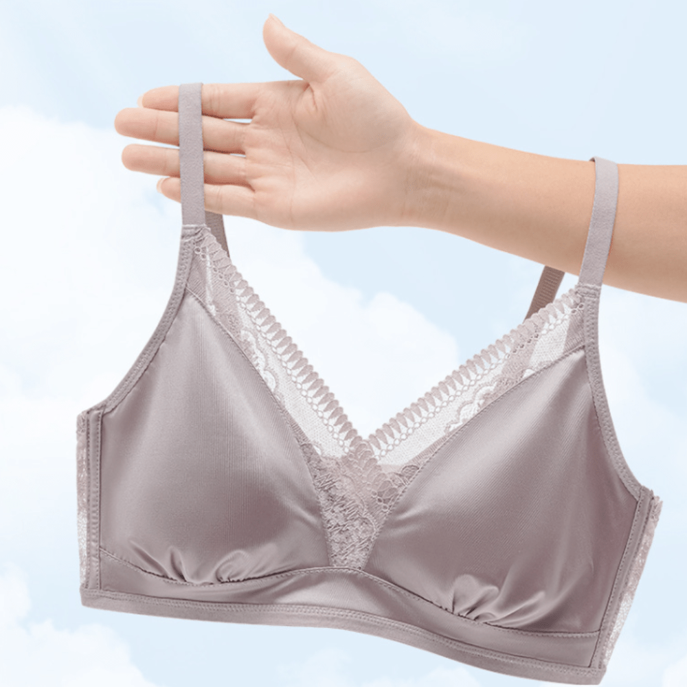 Breathable Padded Lace Push-Up Bra