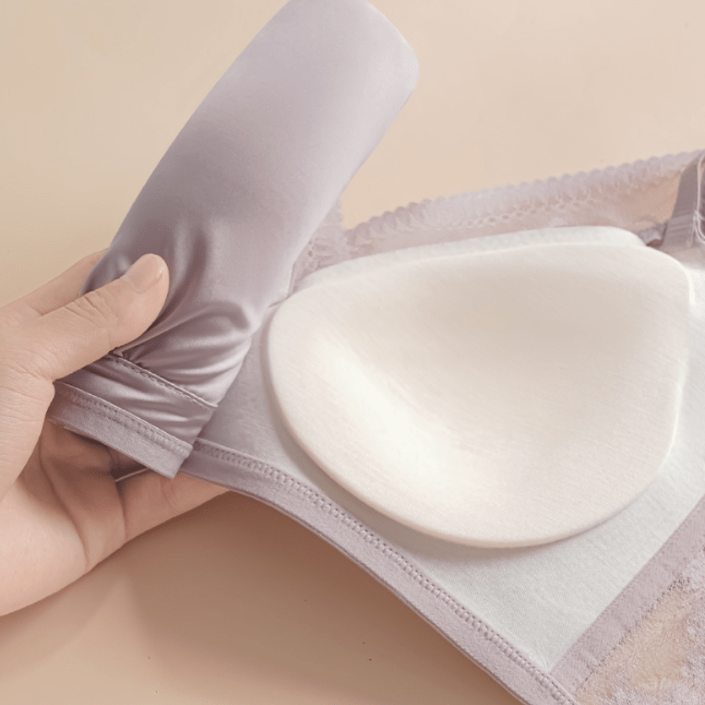 Breathable Padded Lace Push-Up Bra