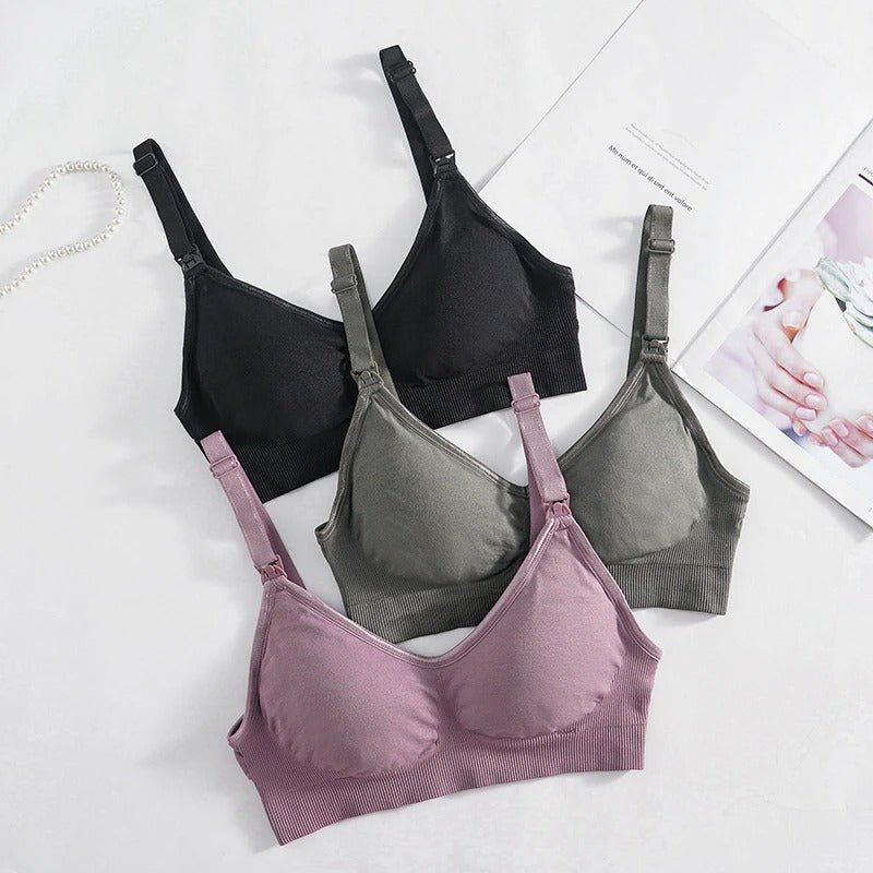 Soutien-gorge push-up d'allaitement sans coutures