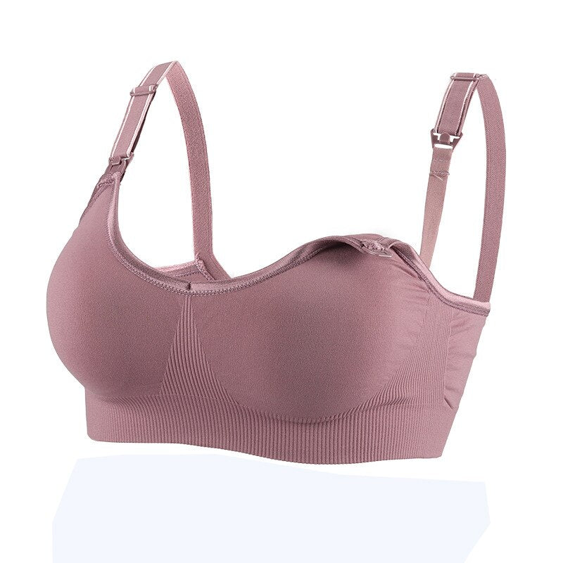 Soutien-gorge push-up d'allaitement sans coutures