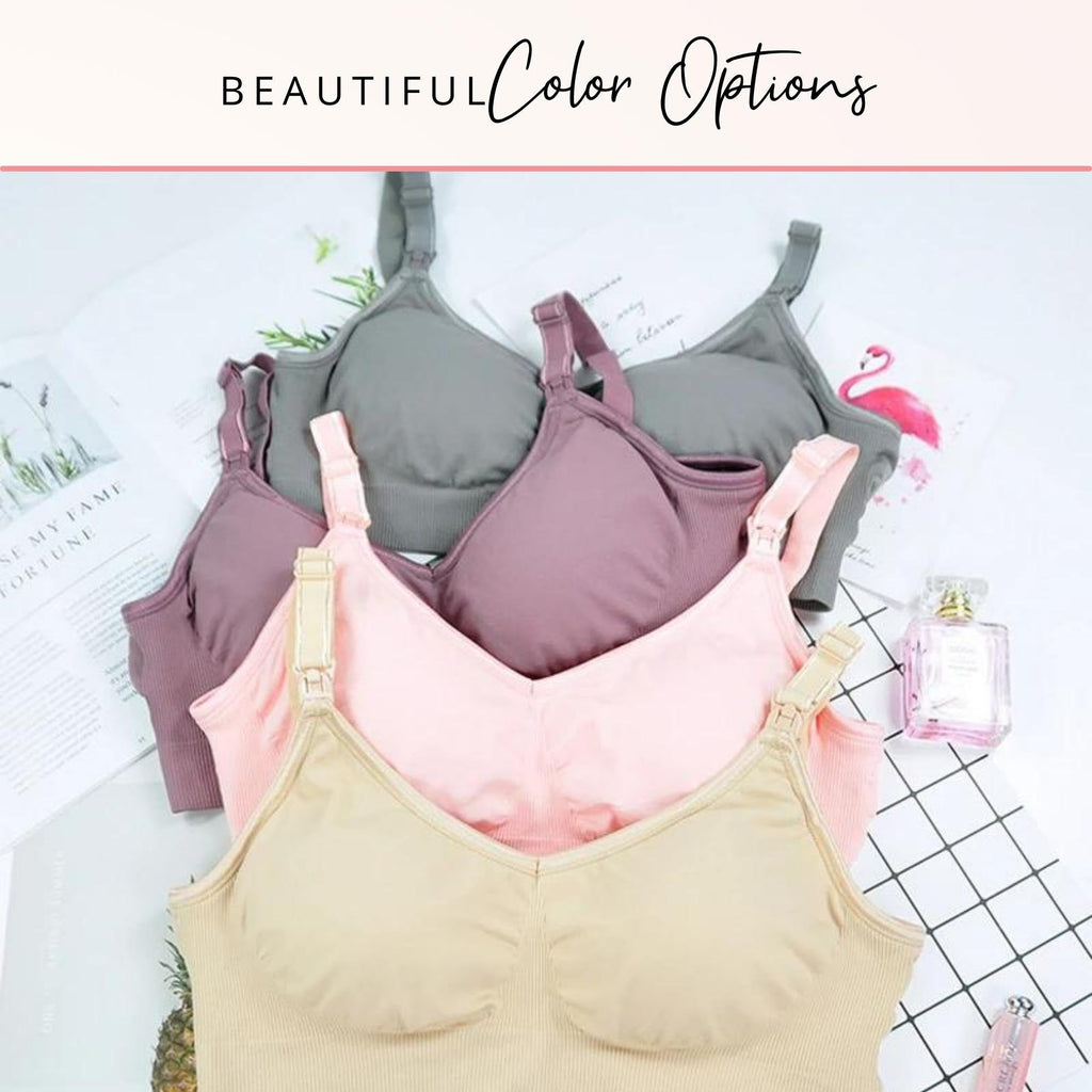 Soutien-gorge push-up d'allaitement sans coutures