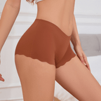 Culotte shorty élégante et sans coutures à volants