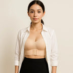Strapless Front Buckle Convertible Wireless Bra