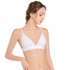 Triangle Wireless Bralette | Adjustable Strappy Design & Light Support