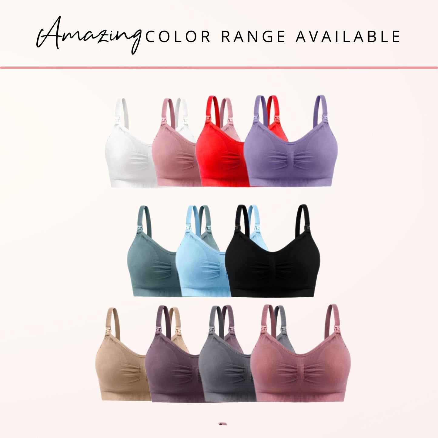 U-Back Breathable Nursing Bralette