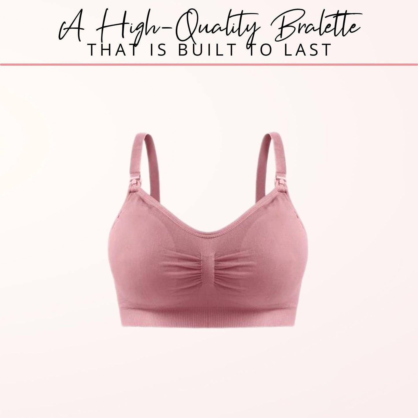 U-Back Breathable Nursing Bralette