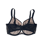 Soutien-gorge à armatures en dentelle ultra-fine à couvrance totale, grandes tailles