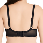 Soutien-gorge à armatures en dentelle ultra-fine à couvrance totale, grandes tailles