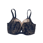 Soutien-gorge à armatures en dentelle ultra-fine à couvrance totale, grandes tailles