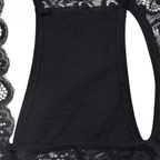 Sous-vêtements en dentelle ultra-fins à taille mi-haute 