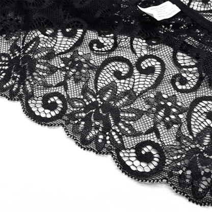 Ultra Thin Mid-Waist Lace Underwear