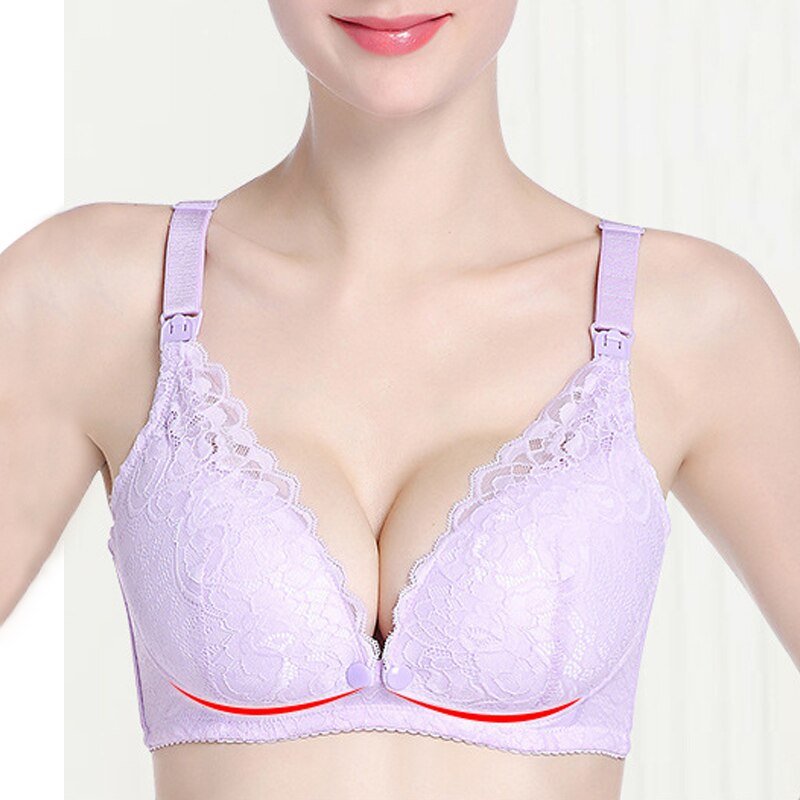 Underwire Lace Breathable Nursing Bra