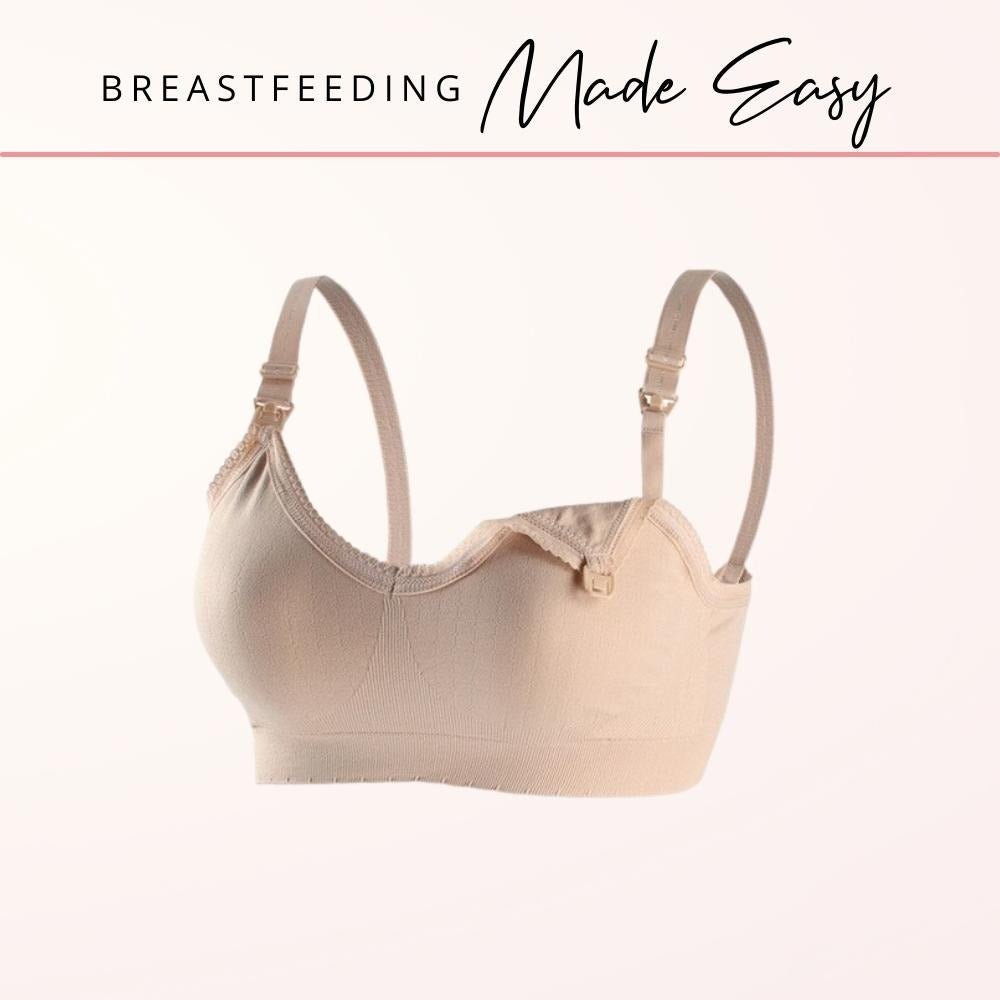 Wireless Push Up Nursing Breathable Bra