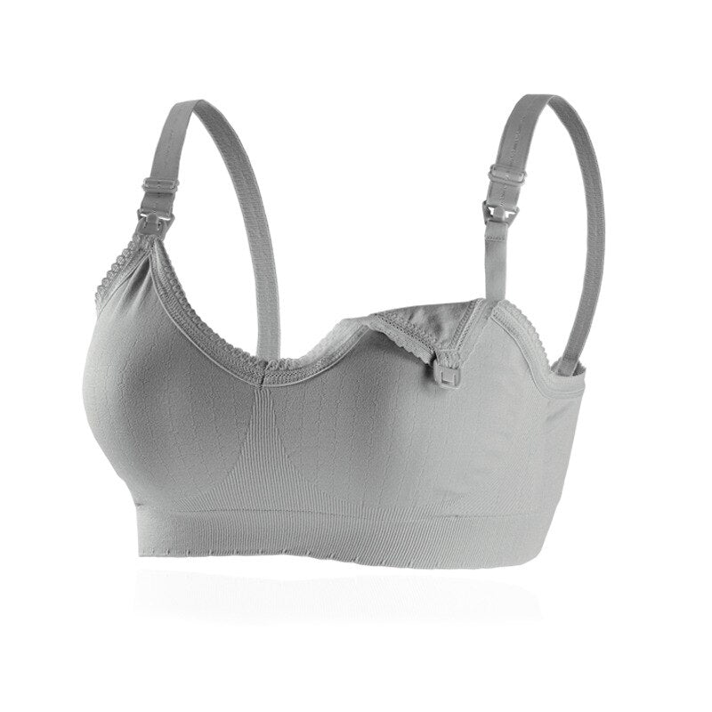 Soutien-gorge d'allaitement push-up sans armatures et respirant