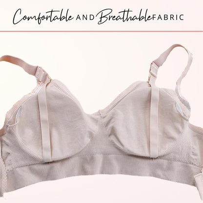 Wireless Push Up Nursing Breathable Bra