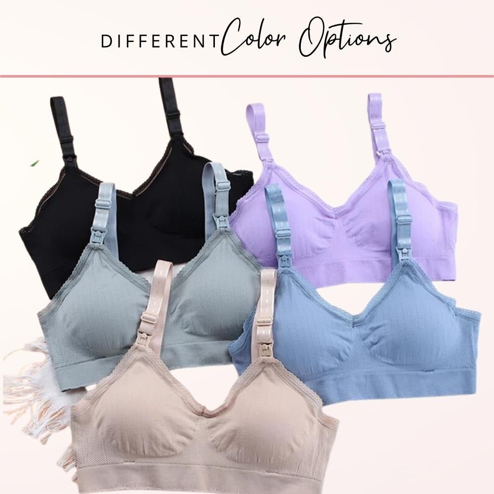 Soutien-gorge d'allaitement push-up sans armatures et respirant