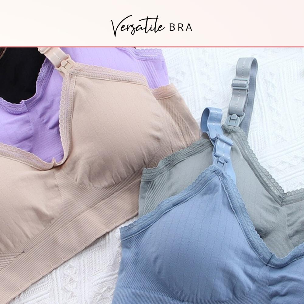 Wireless Push Up Nursing Breathable Bra