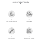 Soutien-gorge de sport sans armatures | Maintien sans coutures, confort respirant