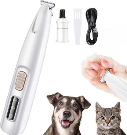 Rechargeable Pet Hair Trimmer Kit