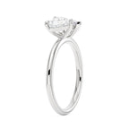 Bague Toi et Moi Moissanite Coeur Poire