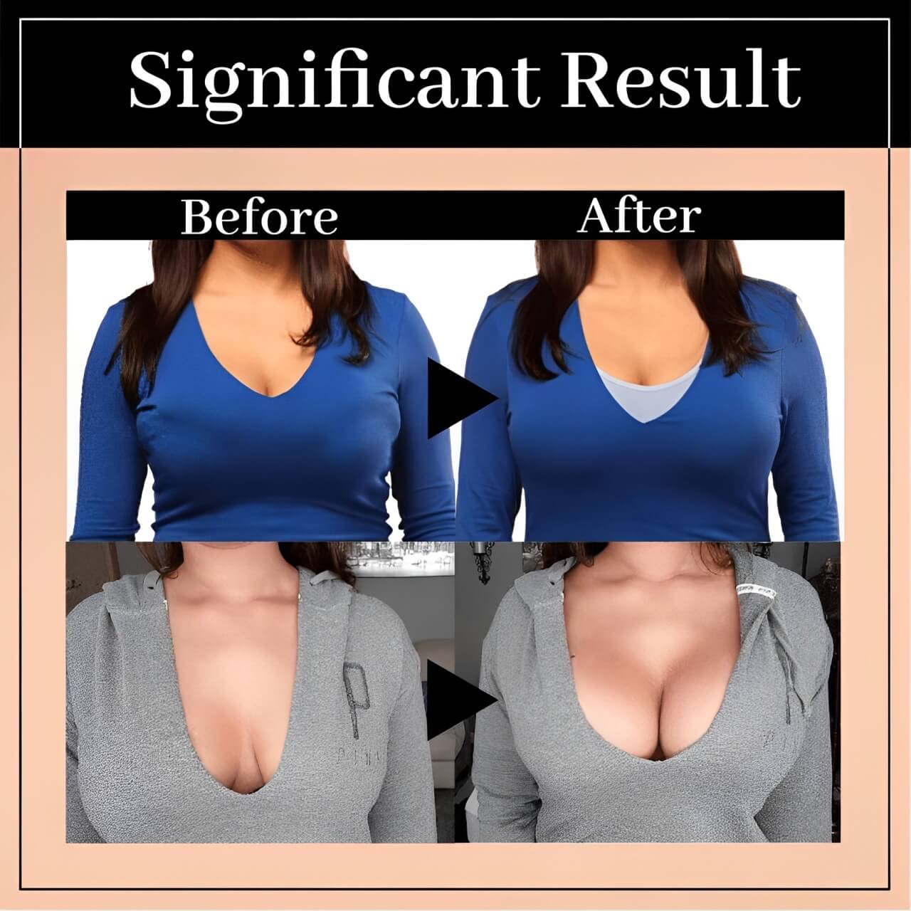 Soutien-gorge de posture sans armatures rehaussant