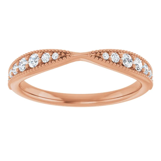 Contoured Match Wedding Band