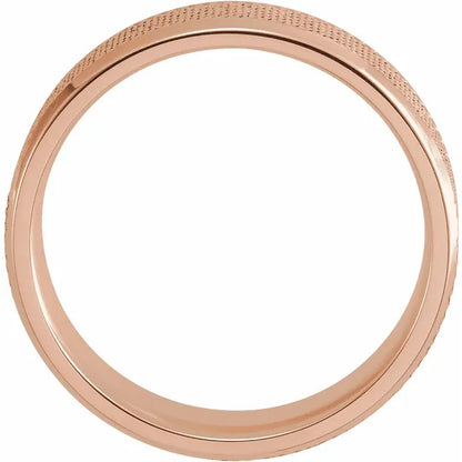 The Noble Carve Wedding Band