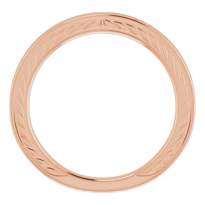 Timeless Romance Vintage Wedding Band