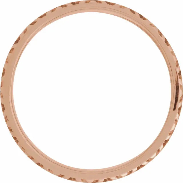 Timeless Imprint Engraved Band