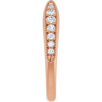 Contoured Match Wedding Band