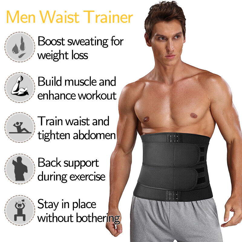 Ceinture amincissante et stimulante de transpiration pour hommes