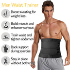 Ceinture amincissante et stimulante de transpiration pour hommes