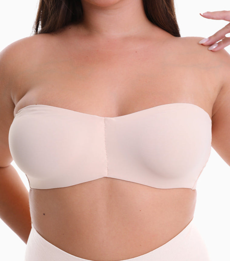 Full-Support Strapless Bandeau Bra