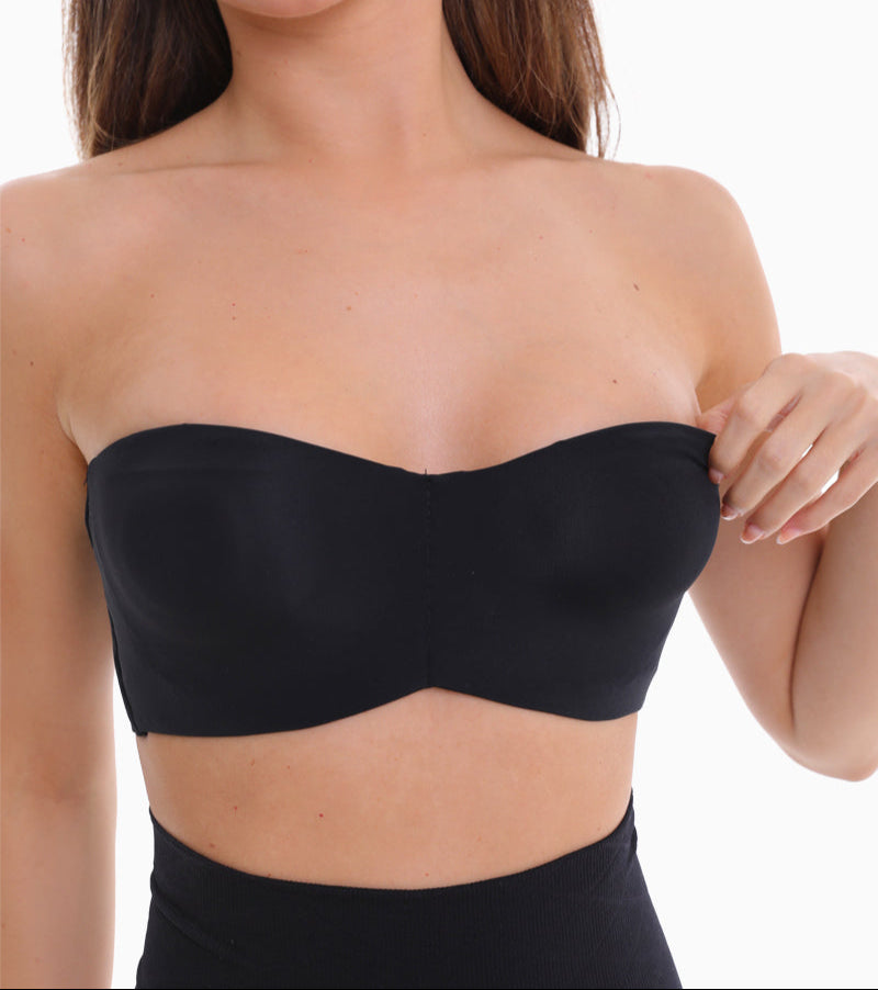 Full-Support Strapless Bandeau Bra