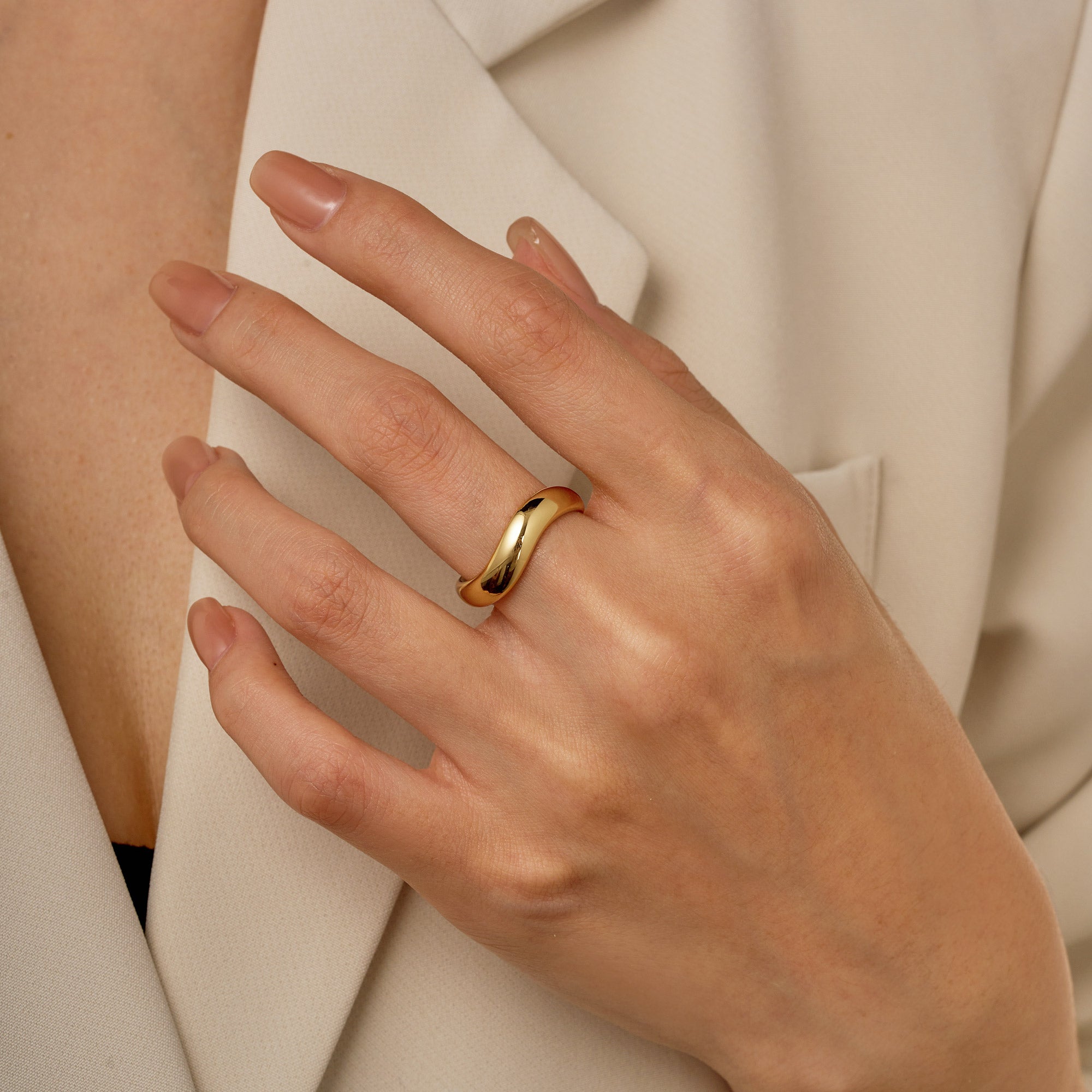 Bracelet solide inspiré par la nature