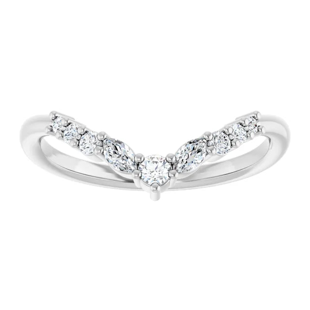Curved Wedding Band