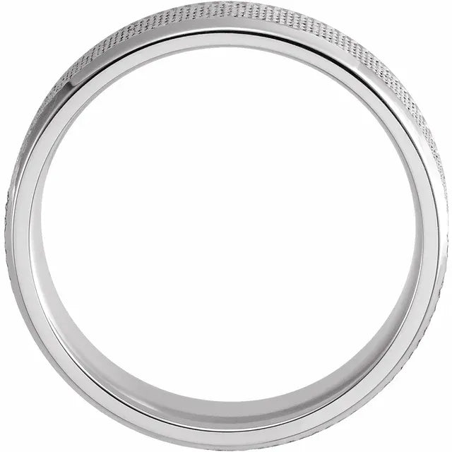 The Noble Carve Wedding Band