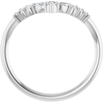 Curved Wedding Band